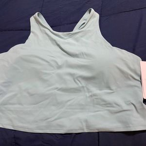 Athleta mint gray sports bra